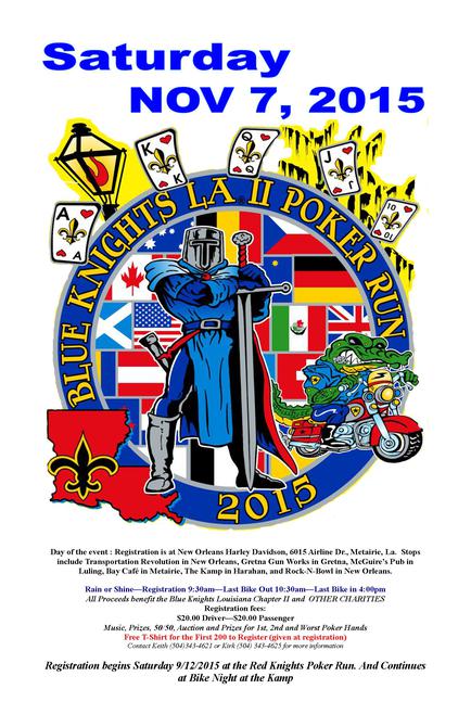 Blue Knights Poker Run New Orleans